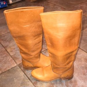 Tall, leather boots, FRYE brand, size 8!